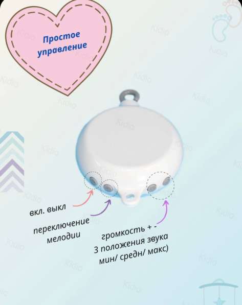 Музыкальный блок для детского мобиля в Пензе фото 4