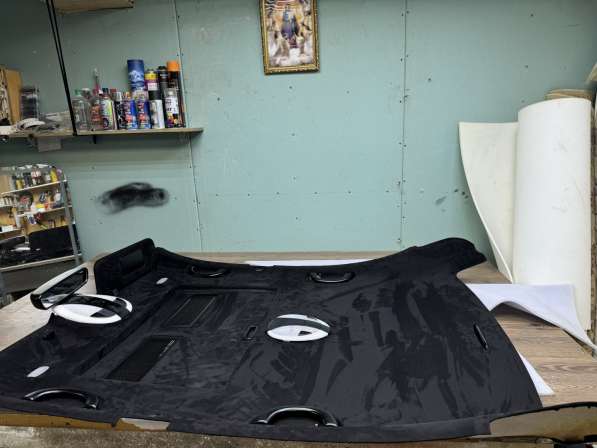 Перетяжка потолка авто, перетяжка мягкой мебели в Видном фото 7