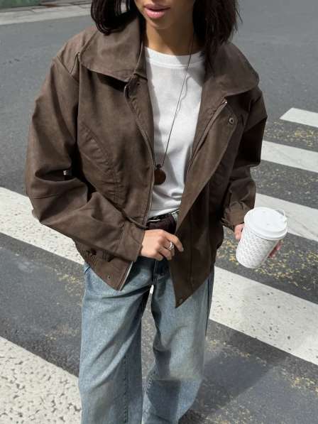 ЖЕНСКИЙ БОМБЕР ИЗ ЭКО-КОЖИ в Казани фото 4