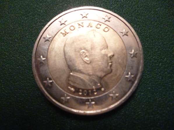 Регулярные 2 евро Монако 2012 года