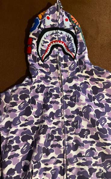 Зип зуди bape shark в Москве фото 5