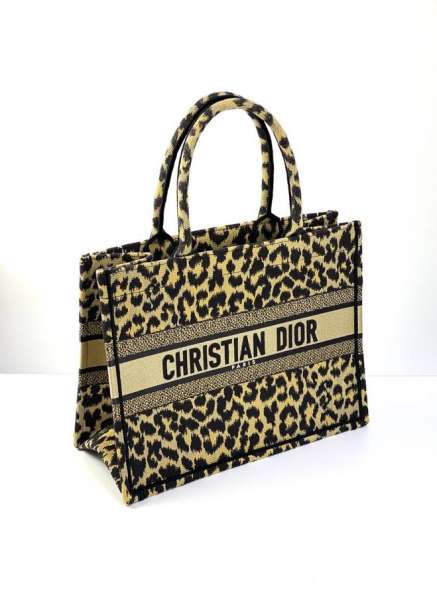 Леопардовая сумочка Christian Dior Book Tote 2 размера в Москве фото 4