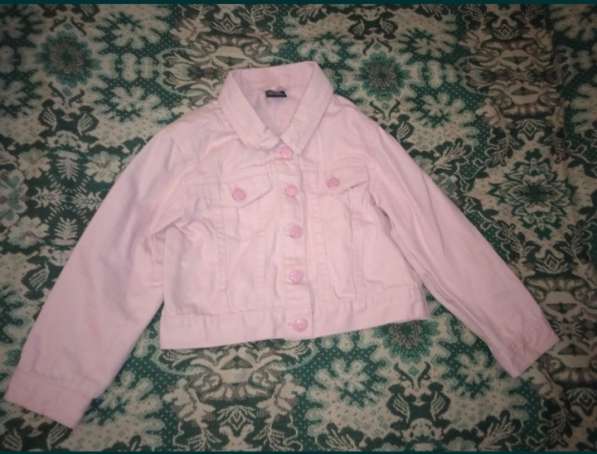 Джинсовый пиджак на девочку 6-7 лет