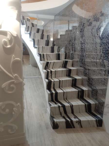 Ступени лестниц из камня в Москве фото 4