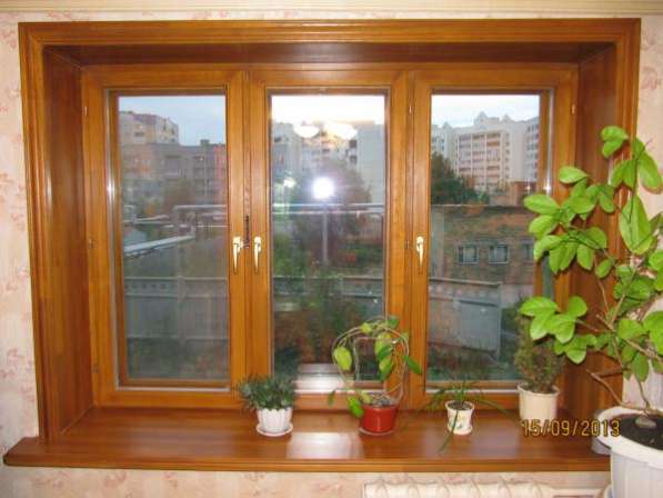 Деревянные окна с теплосберегающим стеклопакетом в Пензе фото 3