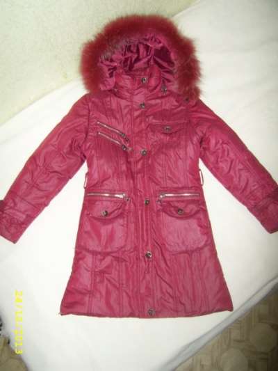 Пальто зимнее на дев (8-10 лет)