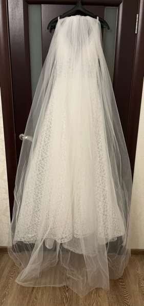 Свадебное платье с фатой в Москве фото 3