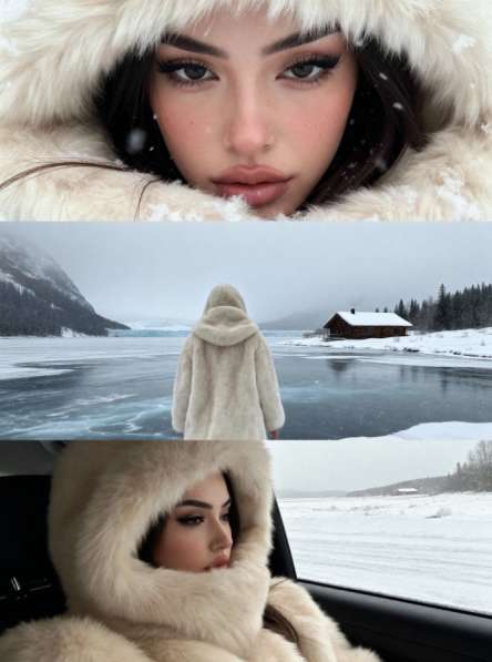 Трендовое зимнее фото ии. Нейрофотосессия в Москве фото 4