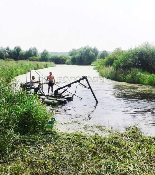 Мини земснаряд для очистки водоёмов в Вологде