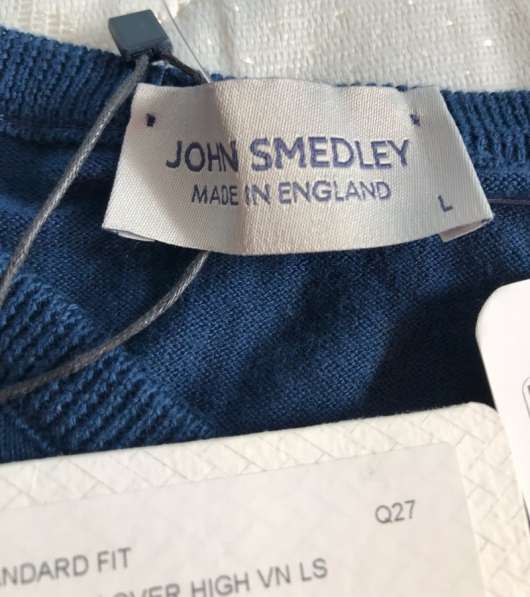 Пуловер John Smedley Aydon In Indigo в Москве