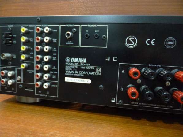 Yamaha rx-497 стерео-ресивер, цвет черный в Москве фото 3