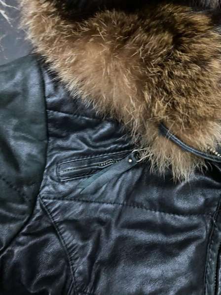 Куртка кожаная мех натуральный в Москве фото 4