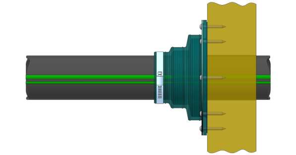 Муфты (гермовводы) проходные для ввода труб и кабеля Ф16-250 в Пензе фото 6