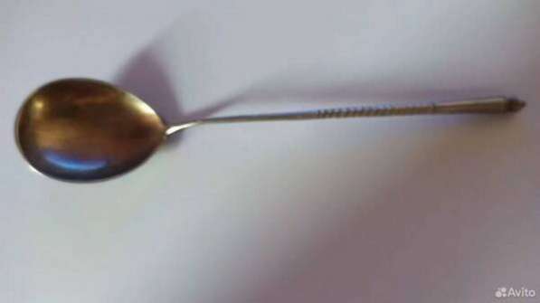 Серебро ложка 84 проба 1885-й