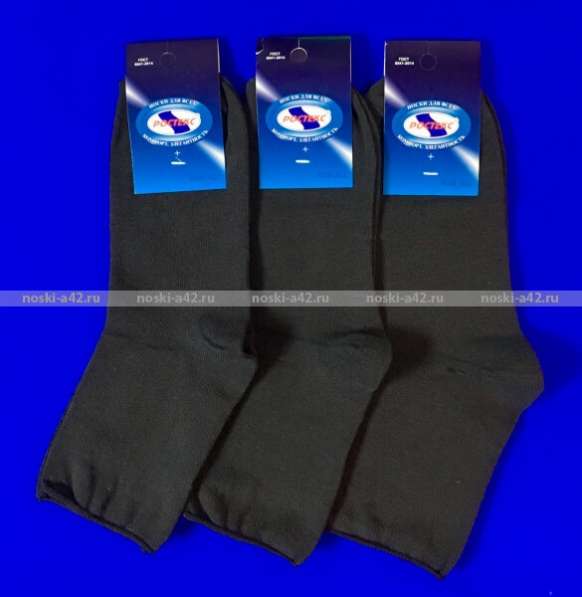 Носки мужские без резинки укороченные Н-210 темно-серые