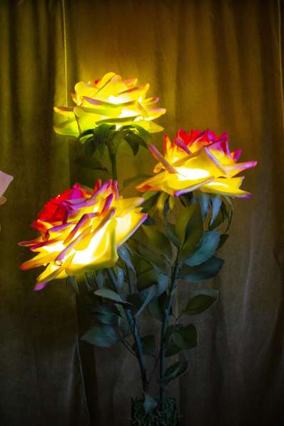 Светильники и интерьерные цветы ручной работы в Москве фото 4