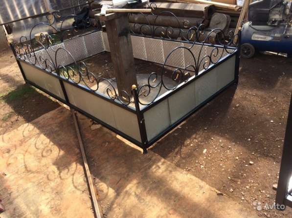 Ограды ритуальные на заказ в Альметьевске фото 13