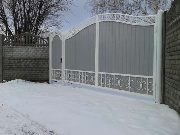 Ворота распашные, откатные в Казани фото 6