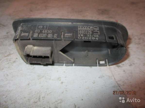 Блок кнопок Daf