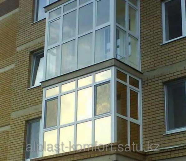 Утепление балконов пластиковые окна двери, Балконы под ключ в фото 4