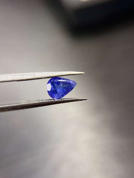 Танзаниты натуральные, пара, 1.645ст, 7.2х5.15 в Москве