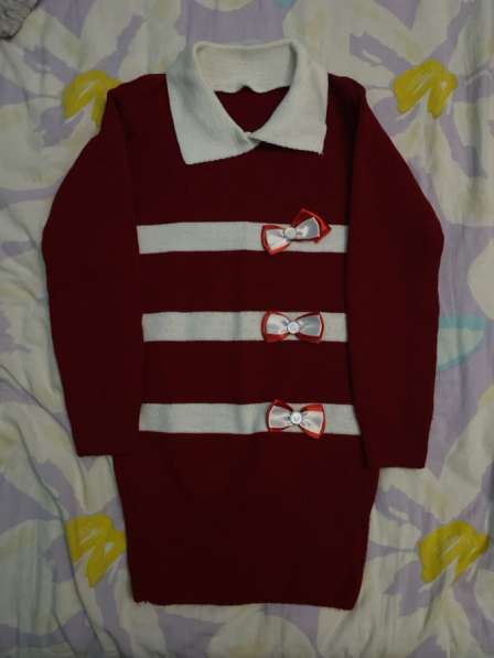 Теплые детские платья