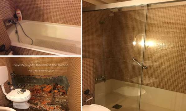 Substituição Banheira por Duche в фото 8
