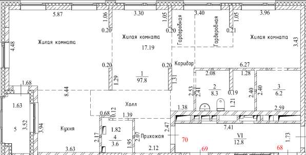 Продаётся 3-к. квартира в Екатеринбурге фото 20