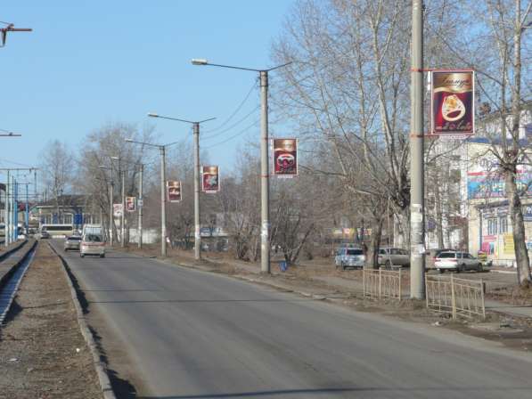 Аренда рекламных поверхностей, билборды, лайтбоксы в Иркутске