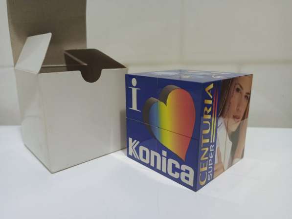 Рекламный куб Konica фотоплёнка БЕСПЛАТНО
