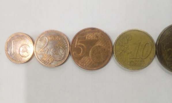 Монеты евроценты 1-2-5-10