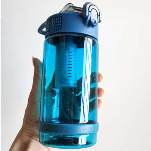Premium plastic filter water bottle for camping в 