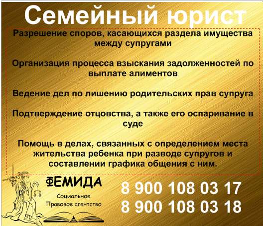 ЮРИСТЫ, АДВОКАТЫ в Ленинск-Кузнецком фото 6