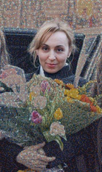 Фотографии как "пиксели" фотомозаика из фотографий. портрет в Ростове-на-Дону фото 4