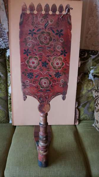 Старинная расписная прялка. Русский Север, Поважье, 188* год в Санкт-Петербурге фото 5