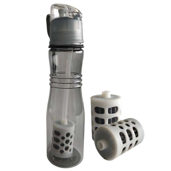 Supplier of outdoor BPA-free plastic filter water bottles в фото 3