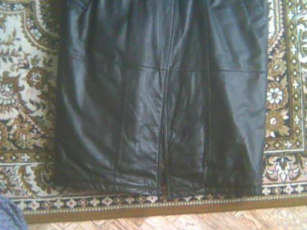 Продам новое кожаное пальто мужское рр 52-54 темное. корея в Краснодаре фото 3