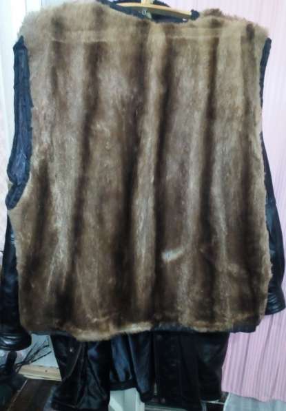 Мужская Куртка кожаная, утеплённая, (удлинённая) (новая) в Белгороде фото 3
