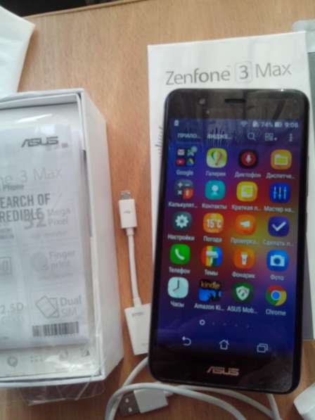 Asus Zenfon 3 Max ZC520tl с чехлом, LTE/4G, EAC в Москве фото 4