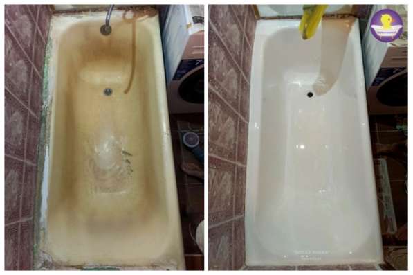 Реставрация ванны в 