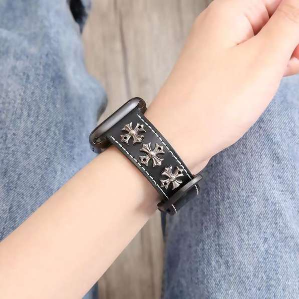 Ремешки Chrome hearts на все модели Apple Watch в Москве фото 5