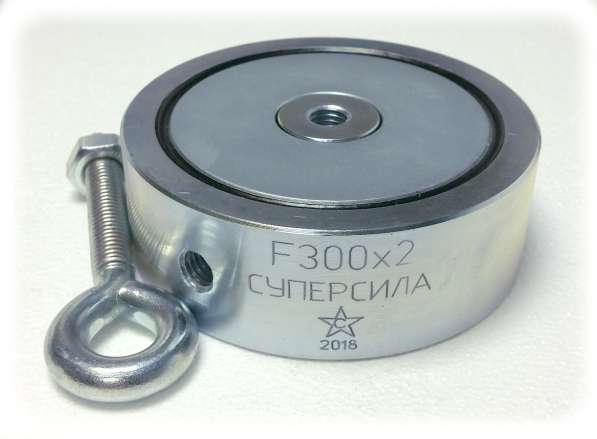 Поисковый магнит двухсторонний F300х2 в Москве фото 4