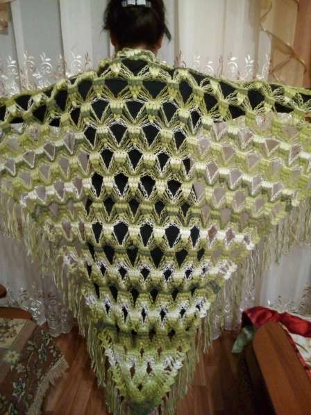 Продаются шали, ручной вязки Крючком. Цена 5 тысяч в Новосибирске фото 6