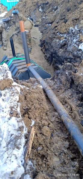 Прокол ГНБ прокладка замена трубопровода в Омске фото 11