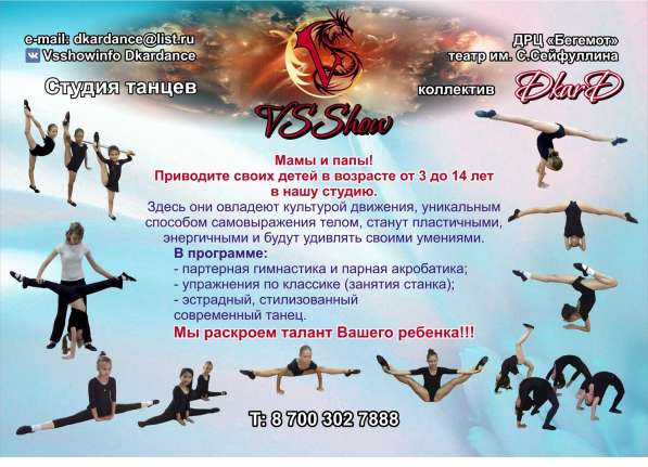 Набор танцевальную студию VSShow Караганда в фото 25