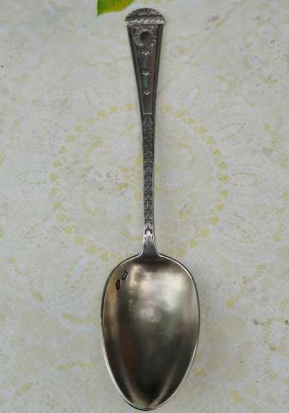 Ложка серебро 875 пробы 31,1 грамм. 15,2 см в Таганроге фото 3