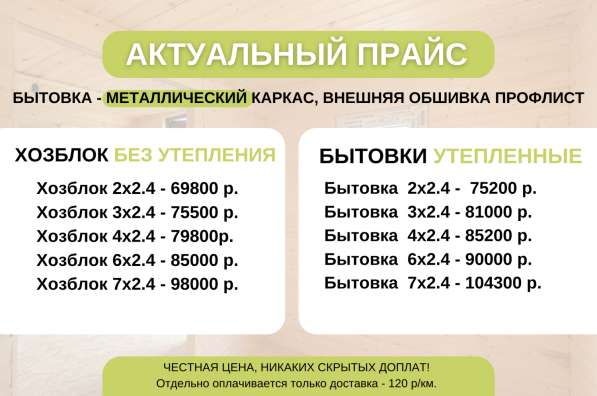 Продаем бытовки и хозблоки в Москве фото 4