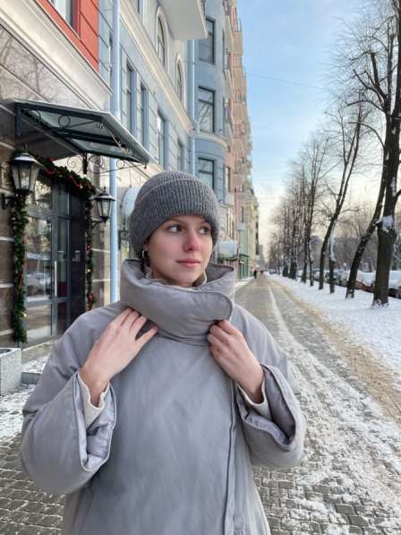 Пуховик женский утеплённый длинный в Санкт-Петербурге фото 4