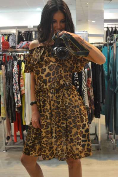 Платье Dolce&Gabbana, цвет: леопард