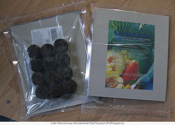 Органическое таблетированное удобрение из сапропеля Ойкос в Астрахани фото 3